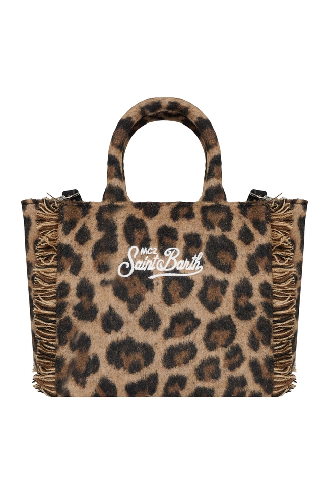 Сумка кросс-боди с анималистичным принтом  1