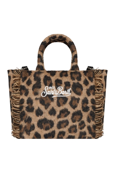 Сумка кросс-боди с анималистичным принтом  MC2 Saint Barth VANITYMINIFELT купить в интернет-магазине Bestelle фото 1