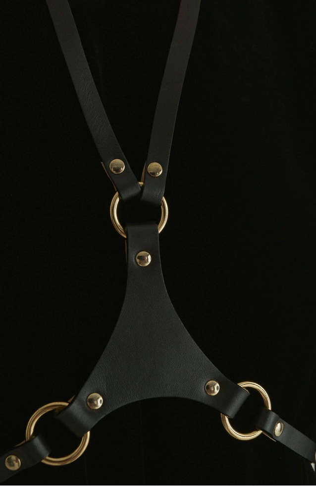 Женская кожаная портупея 5