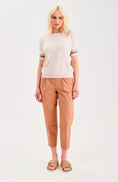 Женские брюки песочного цвета Peserico M04945TN.02490 купить в интернет-магазине Bestelle фото 2