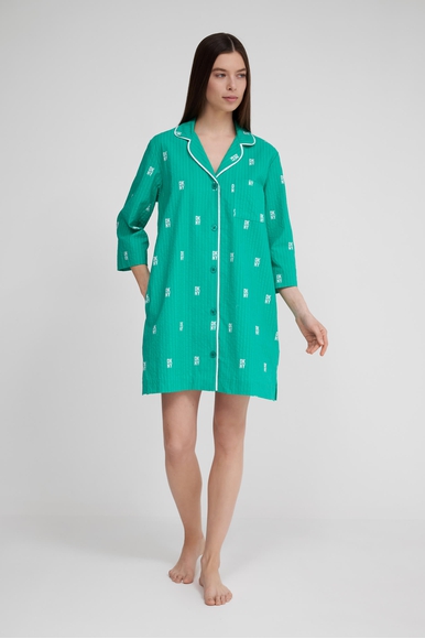 Женский короткий зелёный халат DKNY YI30011 купить в интернет-магазине Bestelle фото 1