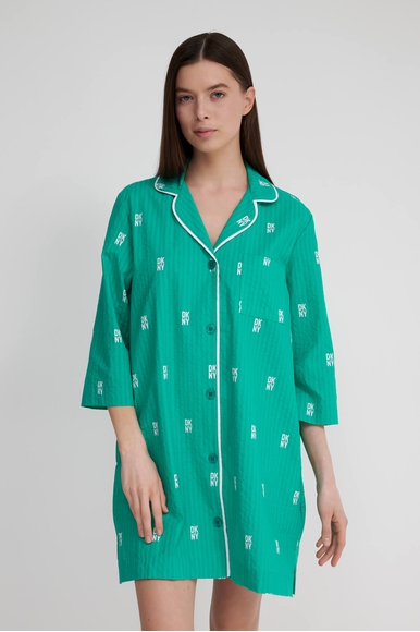 Женский короткий зелёный халат DKNY YI30011 купить в интернет-магазине Bestelle фото 3