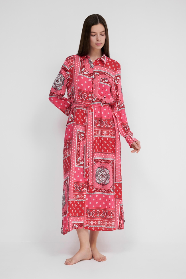 Женский длинный халат 1