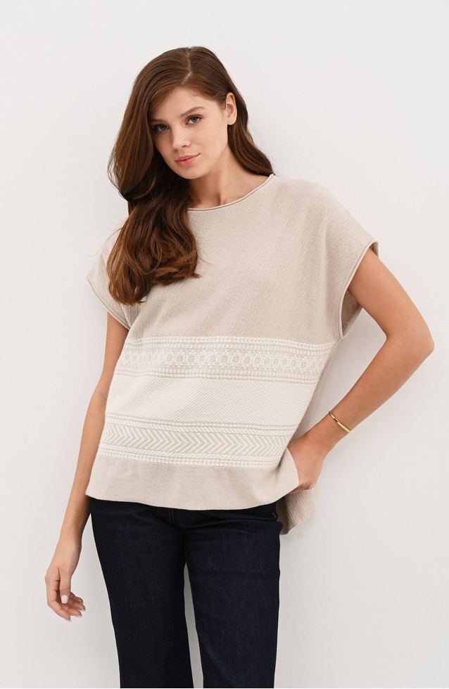 Туника женская бежевая 1