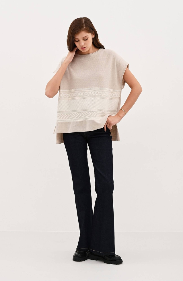 Туника женская бежевая 3