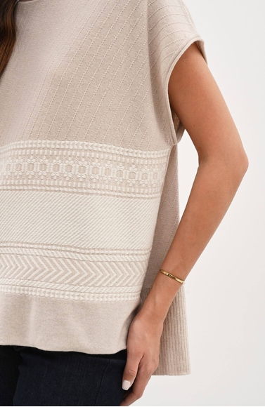 Туника женская бежевая Giorgio Grati 049TU01 0046 купить в интернет-магазине Bestelle фото 4