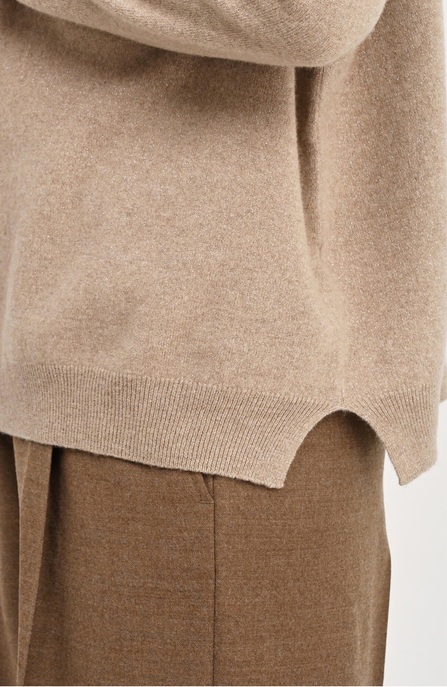 Женский бежевый джемпер 2