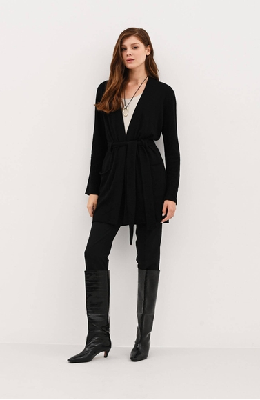 Женский черный кардиган Giorgio Grati 049CD03 0023 купить в интернет-магазине Bestelle фото 2