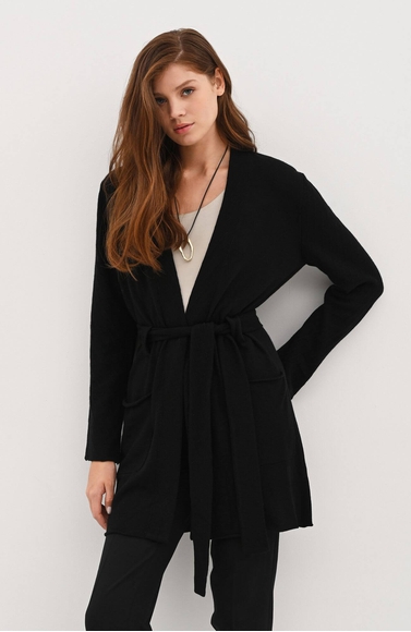 Женский черный кардиган Giorgio Grati 049CD03 0023 купить в интернет-магазине Bestelle фото 1