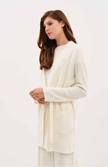 Женский кремовый кардиган  Giorgio Grati 049CD03 0023 купить в интернет-магазине Bestelle фото 5