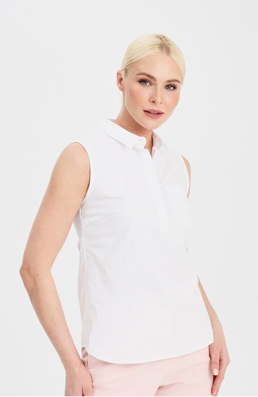 Женская белая блузка Peserico M08749J0.A8928 купить в интернет-магазине Bestelle фото 1