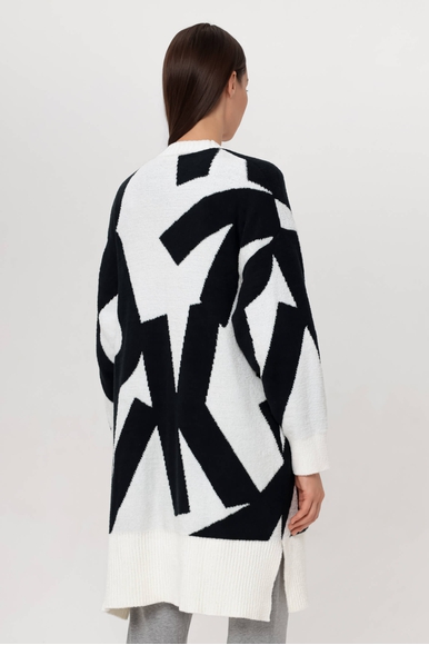 Женский чёрно-белый кардиган DKNY YI2022687 купить в интернет-магазине Bestelle фото 2
