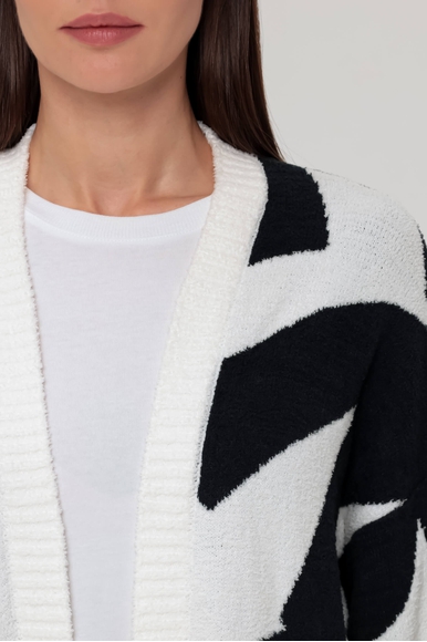 Женский чёрно-белый кардиган DKNY YI2022687 купить в интернет-магазине Bestelle фото 4