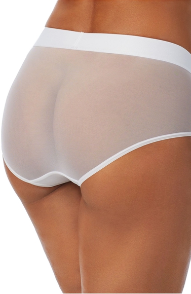 Женские белые трусы-слипы с высокой талией DKNY DK8195 купить в интернет-магазине Bestelle фото 2