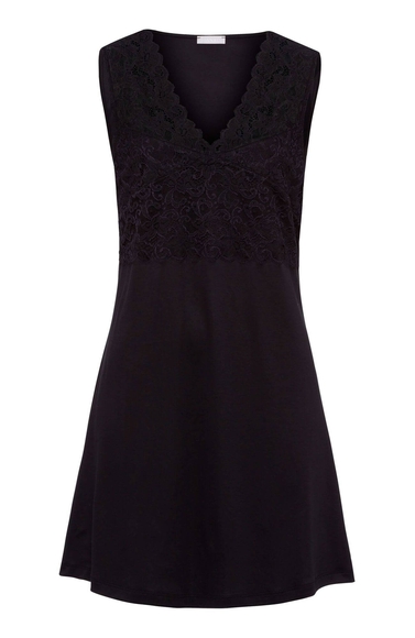 Чёрная короткая ночная сорочка Hanro 077929 купить в интернет-магазине Bestelle фото 5