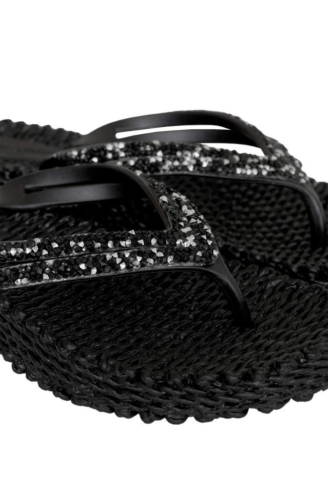 Женские сланцы с блестками  5