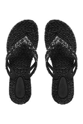 Женские сланцы с блестками 