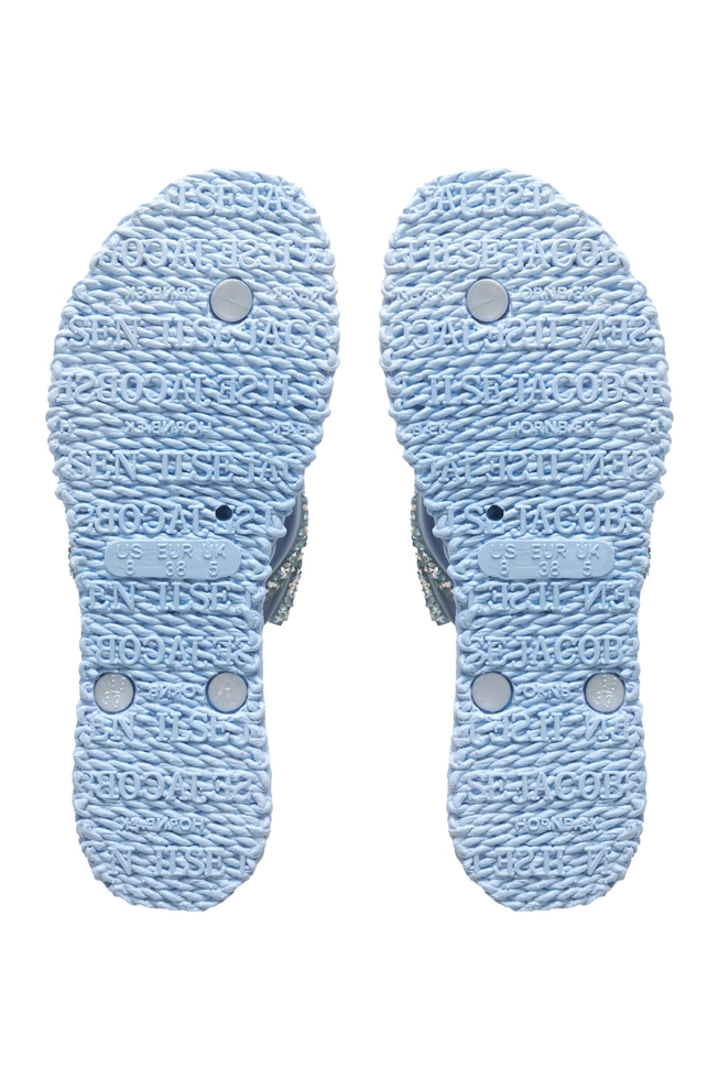 Женские сланцы с блестками  4