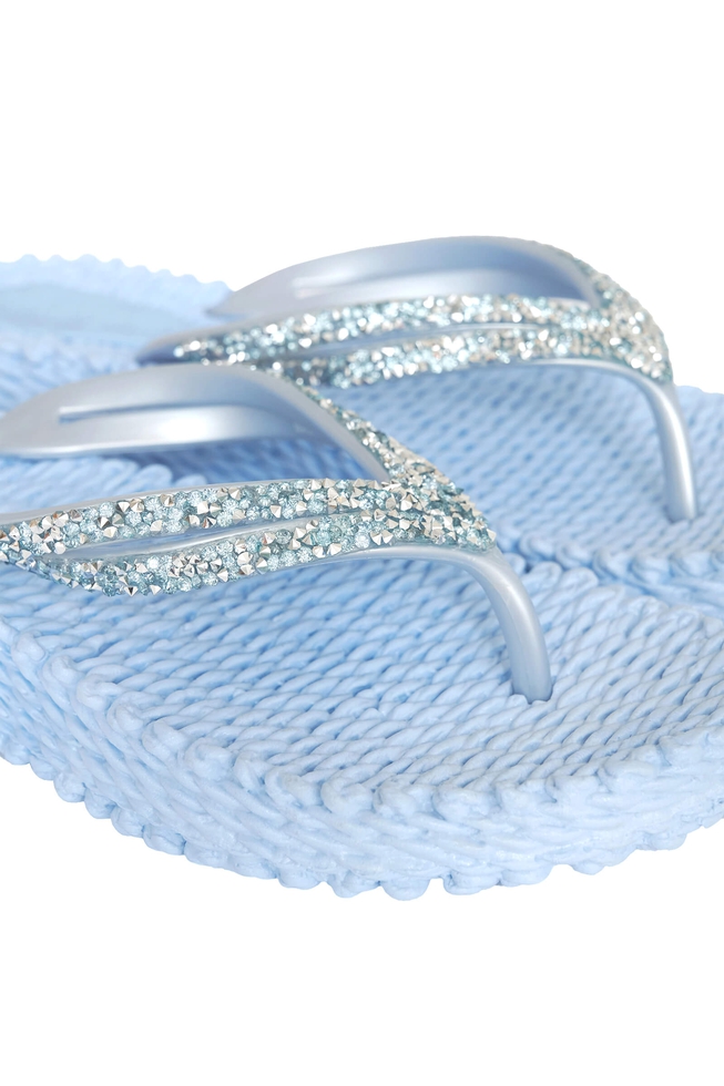 Женские сланцы с блестками  7