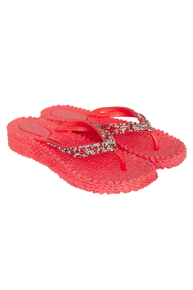 Женские сланцы с блестками  3