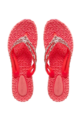 Женские сланцы с блестками 