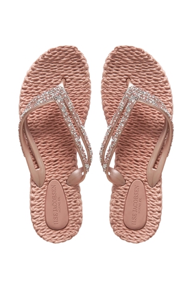 Женские сланцы с блестками 