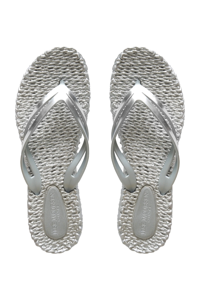 Женские сланцы серебристые  1