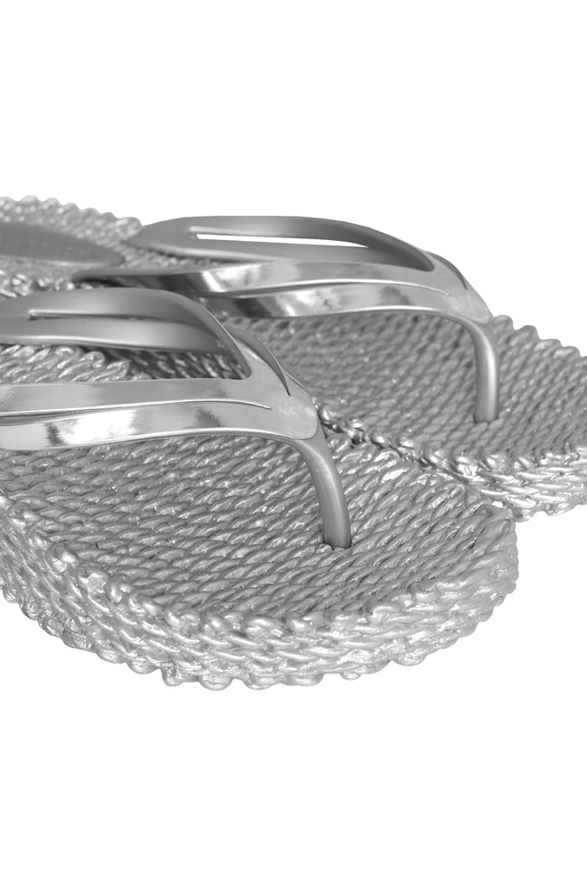 Женские сланцы серебристые  7