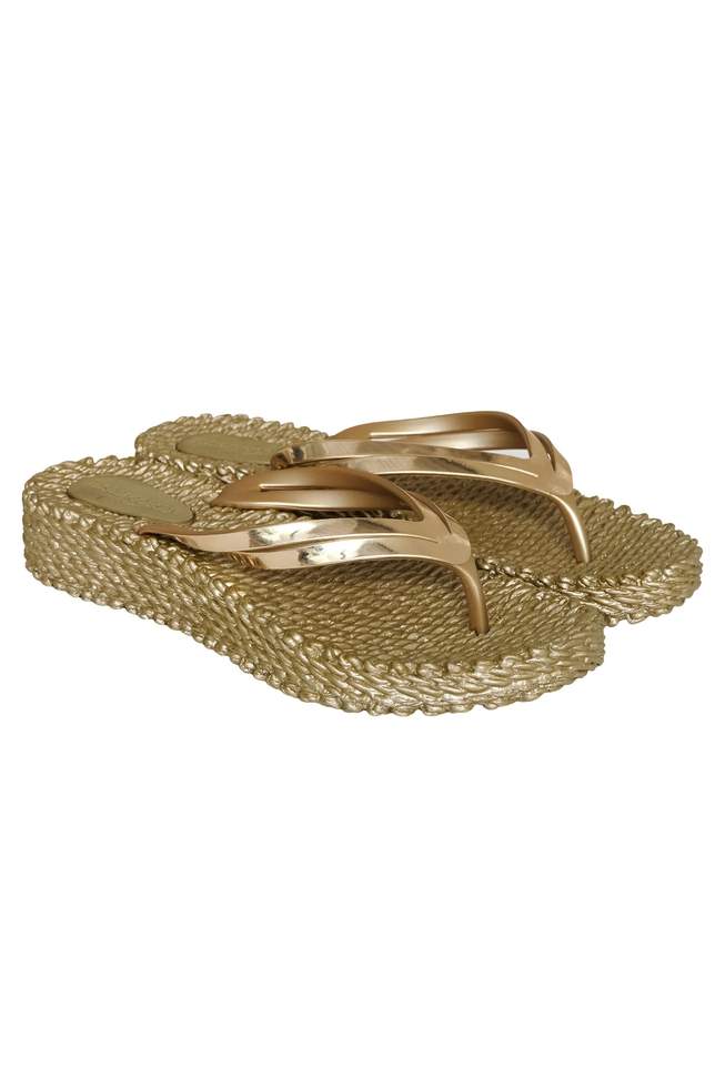 Женские золотистые сланцы 3