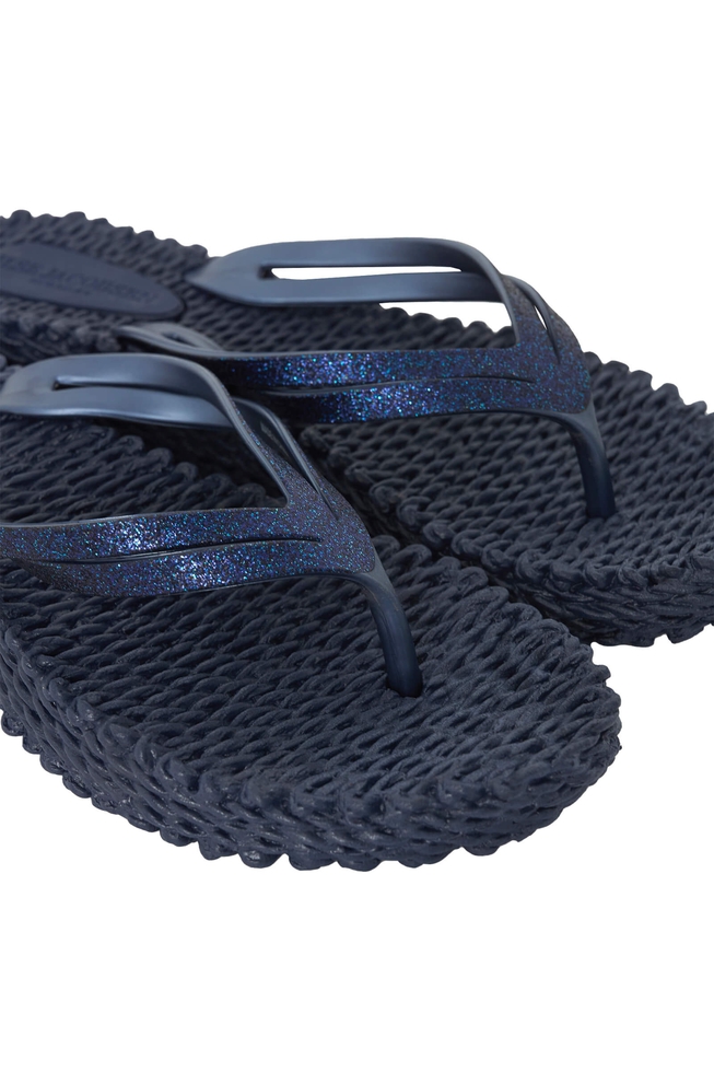 Женские сланцы с блестками 8