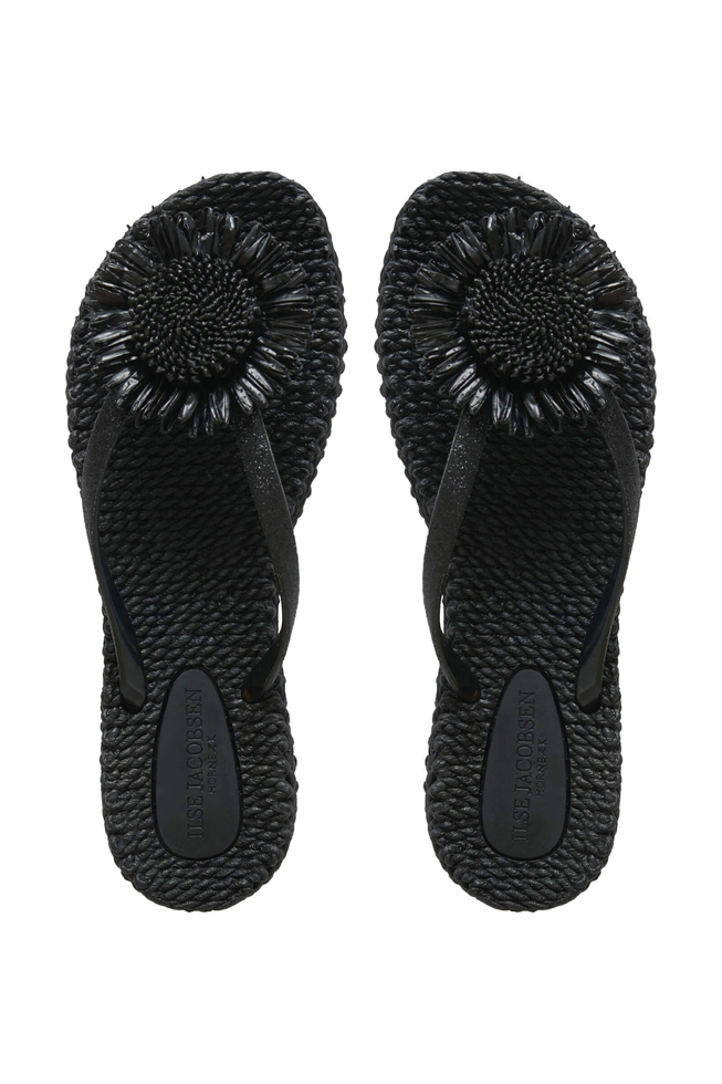 Женские сланцы с декоративным цветком  1