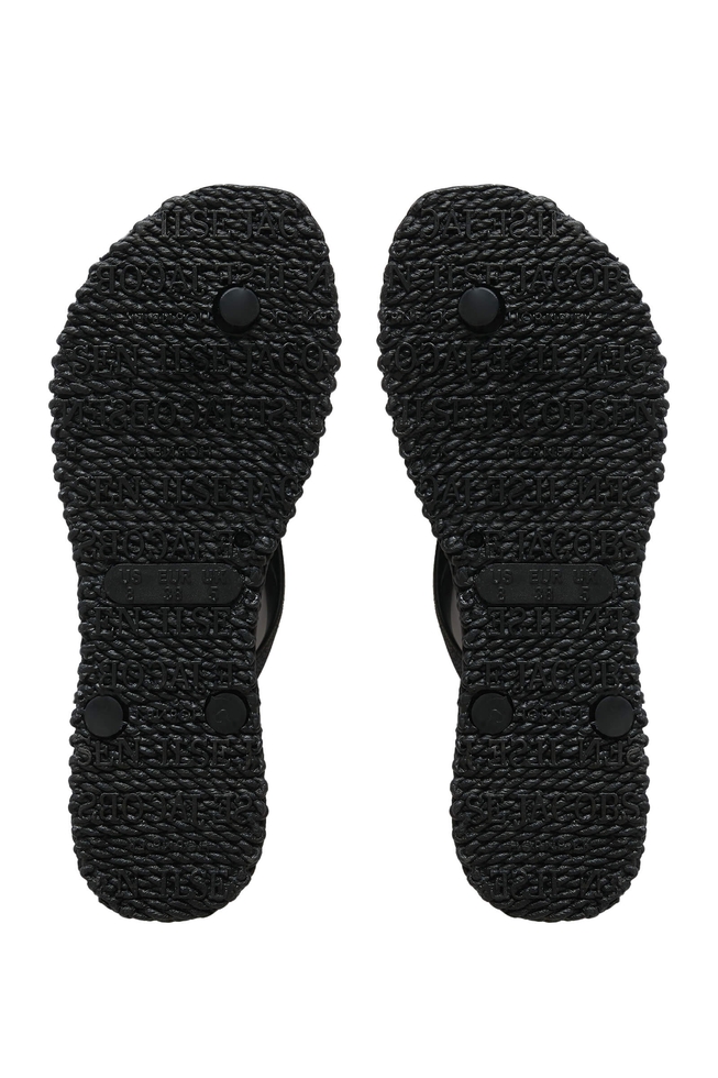 Женские сланцы с декоративным цветком  4