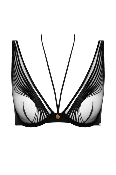 Чёрный бюстгалтер с мягкими чашками Aubade 3CF12 купить в интернет-магазине Bestelle фото 5