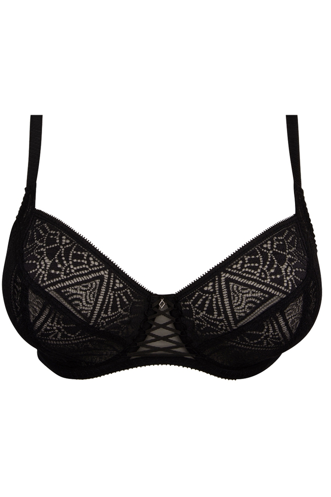 Черный бюстгальтер с мягкими чашками 1