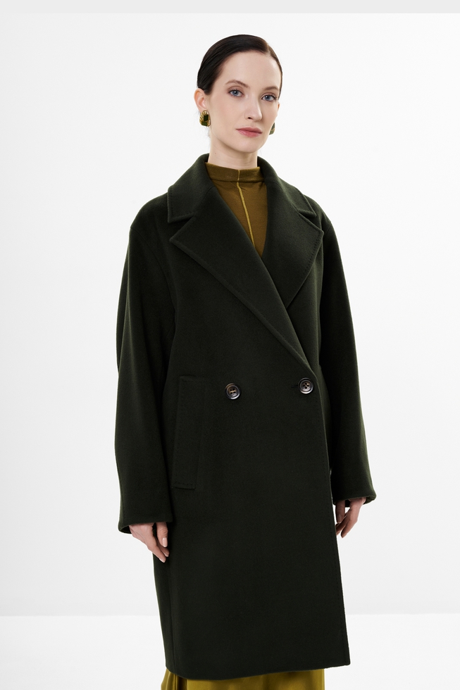 Женское пальто из шерсти  4