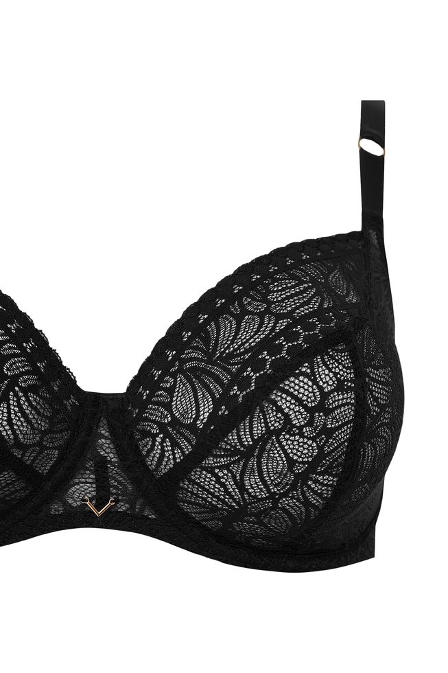  Черный бюстгальтер с мягкими чашками  5