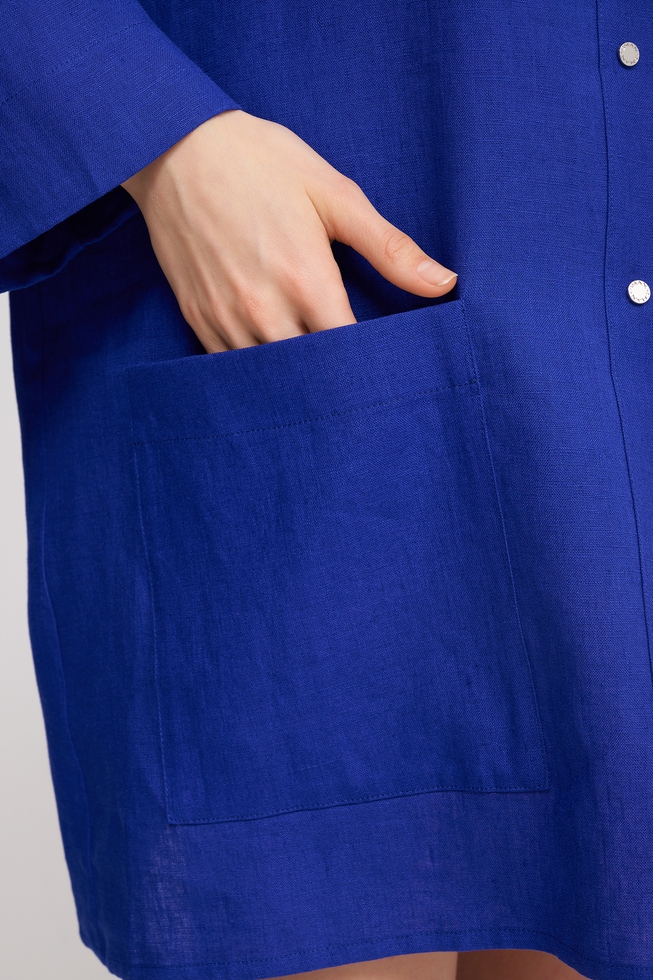 Синяя блузка  4