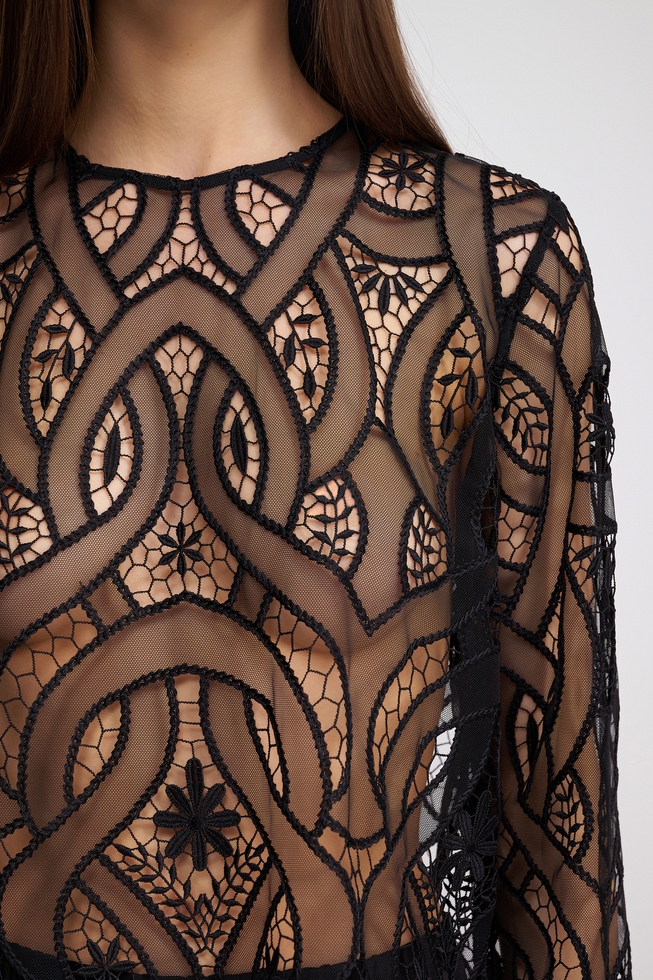 Блузка с длинным рукавом 4