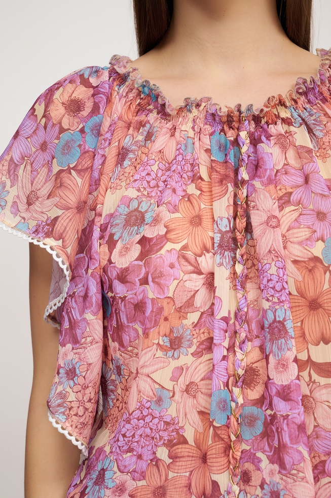 Длинное пляжное платье  5