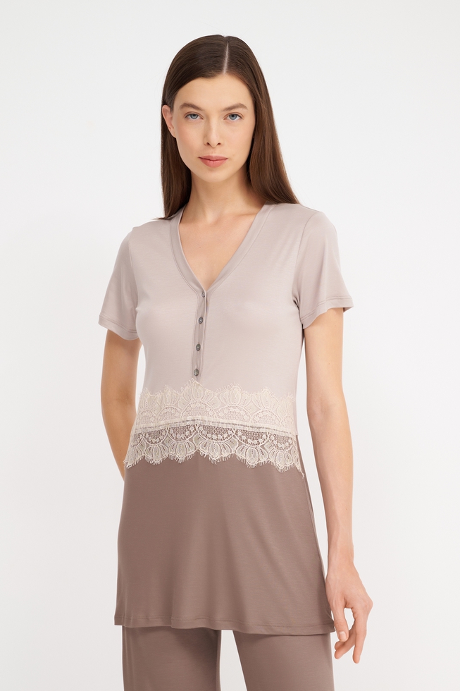 Женская пижама с брюками 2