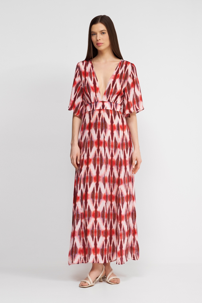  Длинное пляжное платье  1