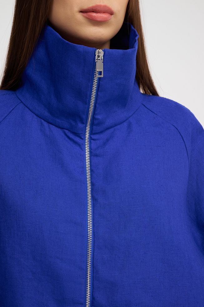 Женский синий жакет  5