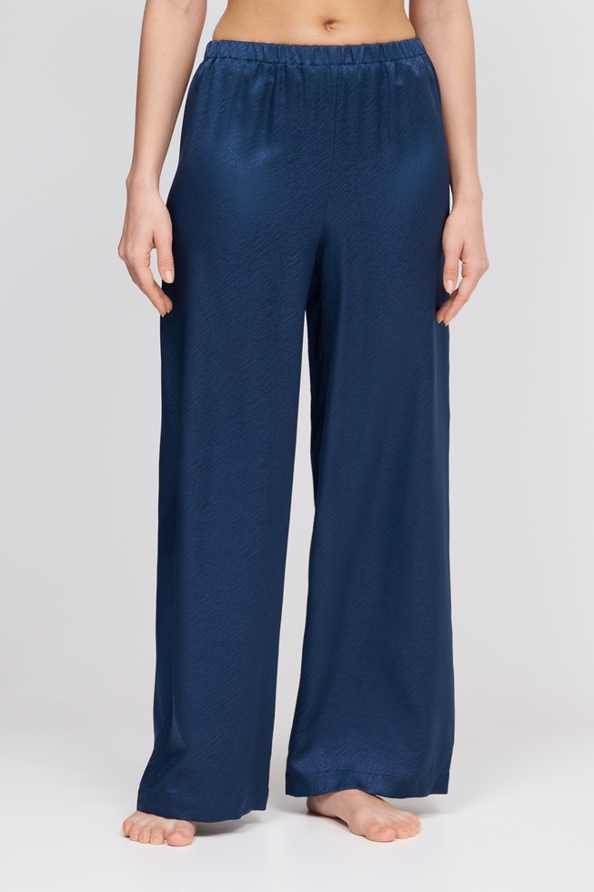  Женская шелковая пижама с брюками  7