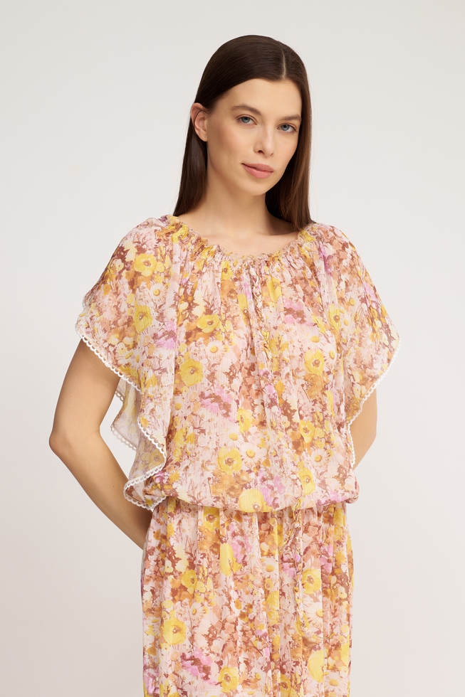 Длинное пляжное платье 5