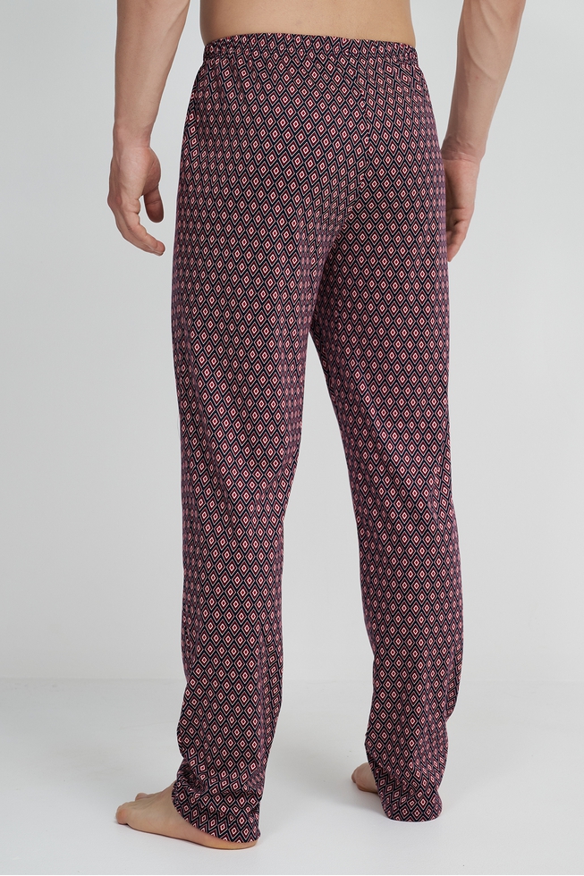 Мужская хлопковая пижама с брюками  6