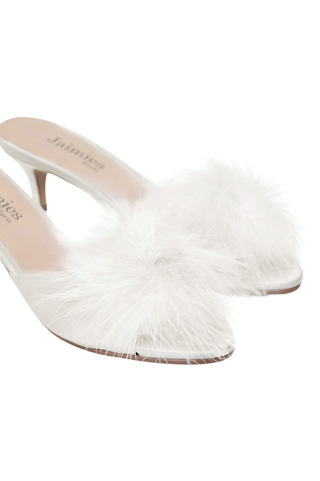 Женские ванильные домашние туфли 3