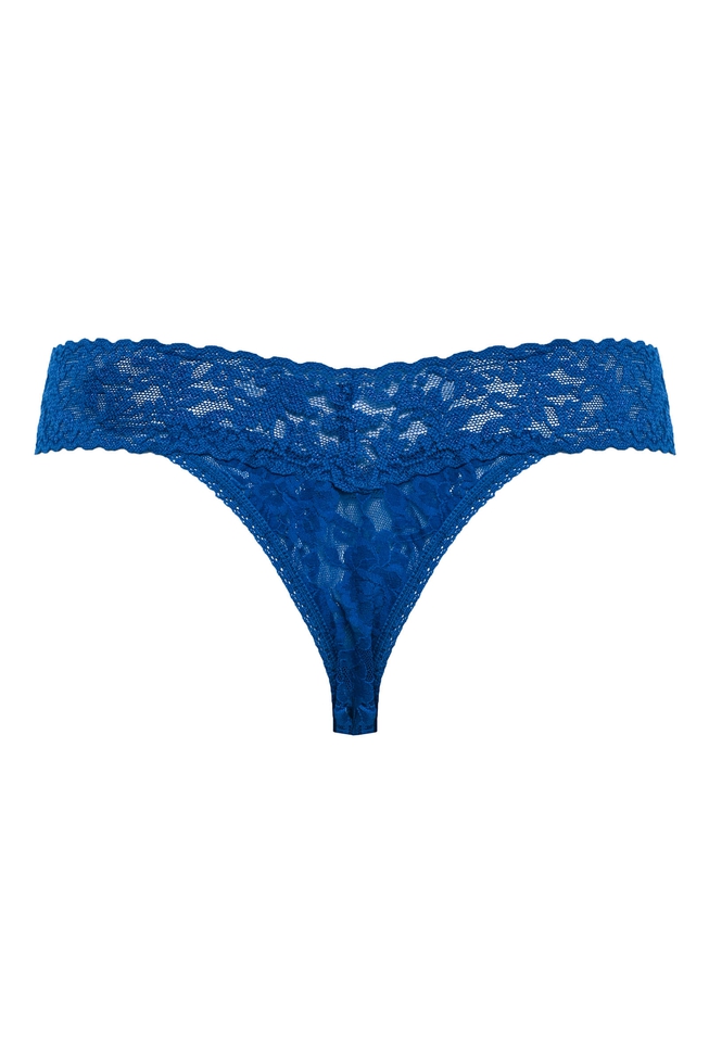 Женские кружевные трусы-танга 5