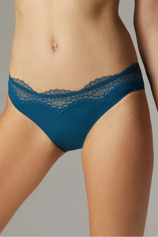 Женские кружевные трусы-слипы 1