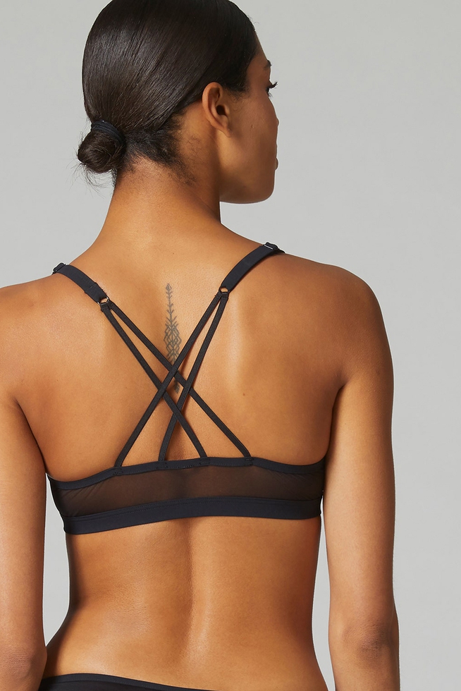  Черный бюстгальтер с мягкими чашками  4