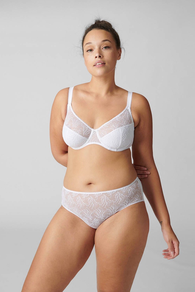 Белый бюстгальтер с мягкими чашками 3